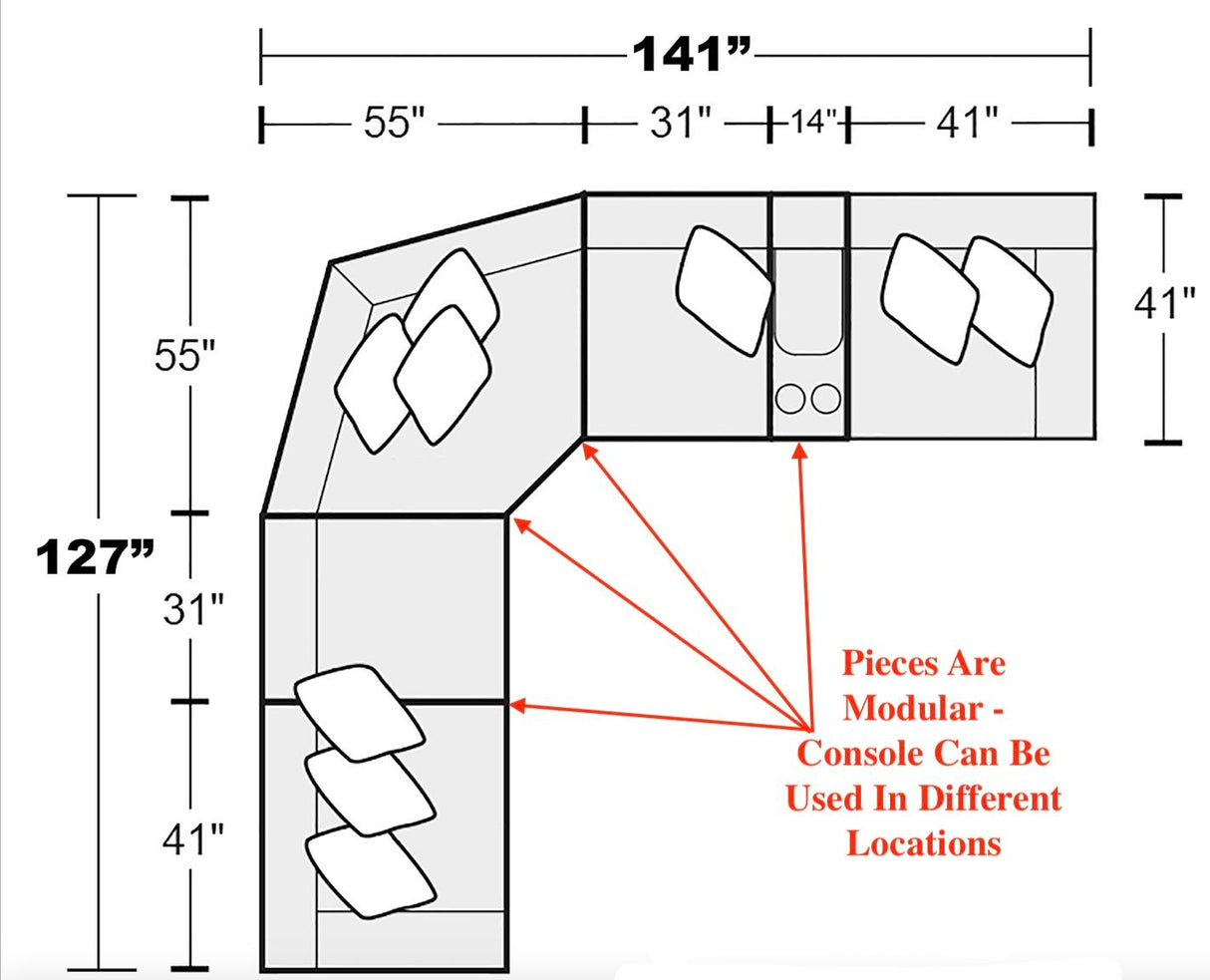 Abraxas - Reclining Sectional