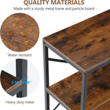 Console Table With X Back Design, Extra Long Storage