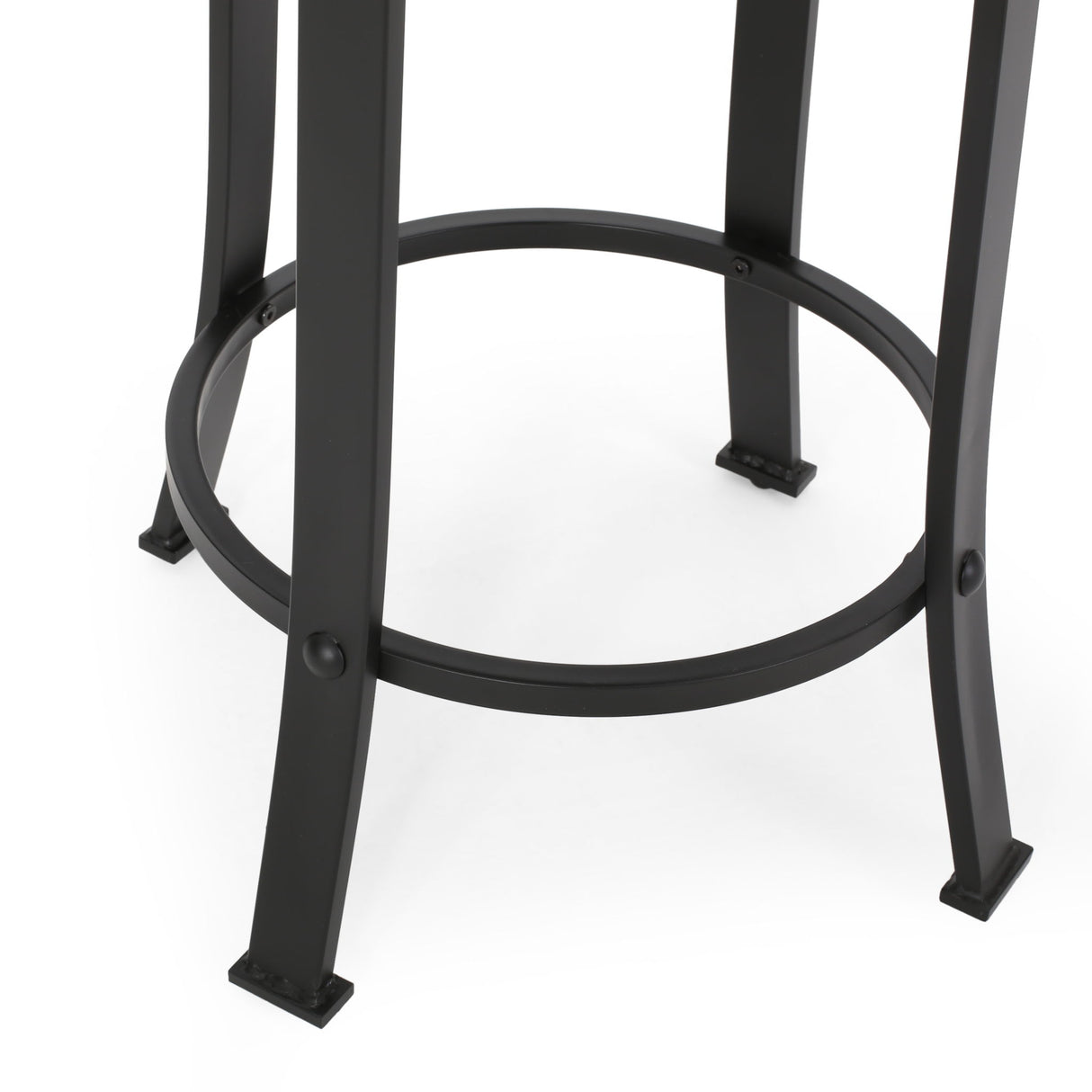 Modern Industrial Counter Stool Set With Swivel Function
