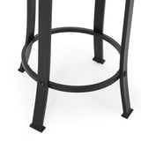 Modern Industrial Counter Stool Set With Swivel Function