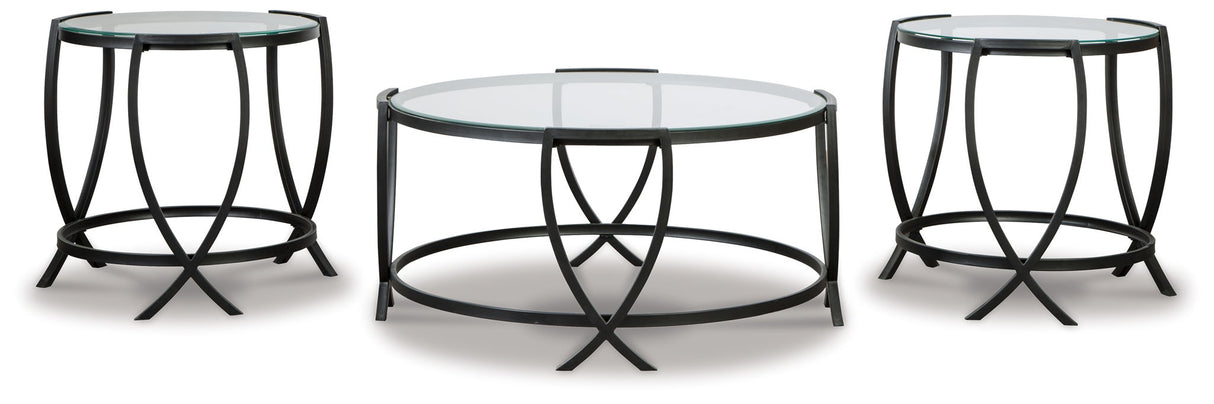 Tarrin - Occasional Table Set (Set of 3) - Black