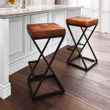 Global Archive - Brooks Leather Stool
