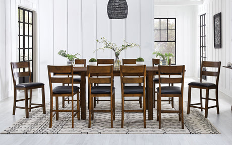 Mariposa Dining Ladderback Stool With Upholstered Seat