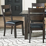 Mariposa Dining Wg Ladderback Side Chair With Uph. Seat