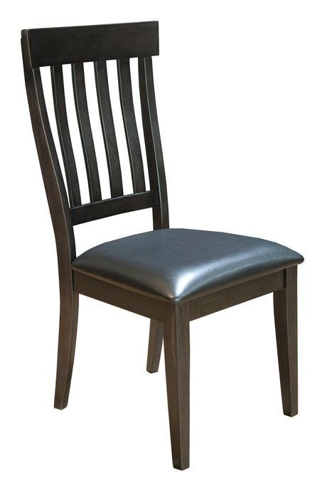 Mariposa Dining Wg Slatback Side Chair With Uph. Seat