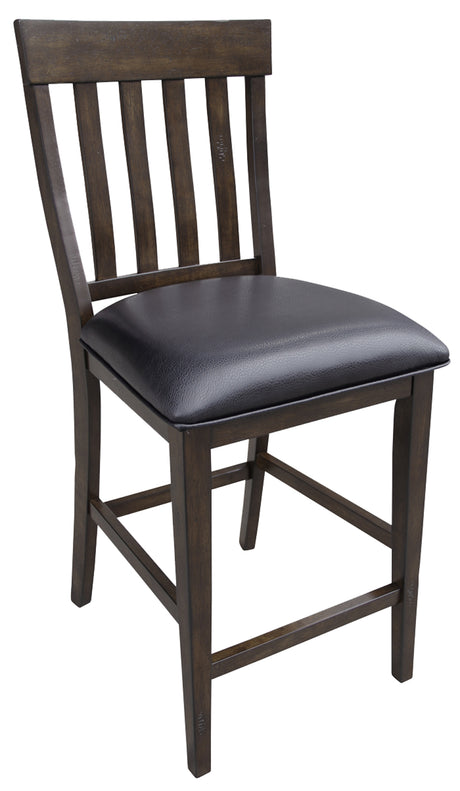 Mariposa Dining Wg Slatback Stool With Uph Seat