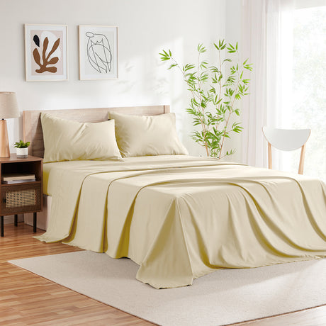 Sleeptone Premium Bamboo Sheet Set in Cream