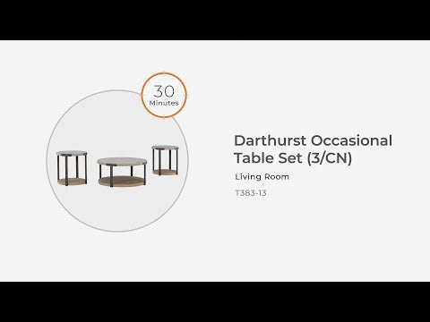 Darthurst - Light Brown - Occasional Table Set (Set of 3)
