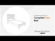 Kerisden - Panel Complete Bed Frame