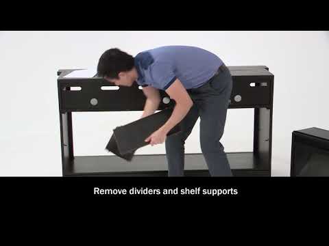 Todoe - LG TV Stand With Fireplace Option - Gray