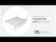 Wistenpine - Upholstered Panel Bed With Storage