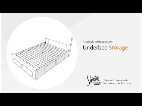 Elbrim - Full Under Bed Storage - Brown
