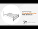 Kozlani - Twin/Full Side Storage With Rail - White