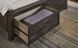 Sun Valley Storage Bed with Footboard Bench