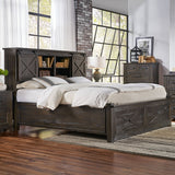 Sun Valley Storage Bed with Footboard Bench