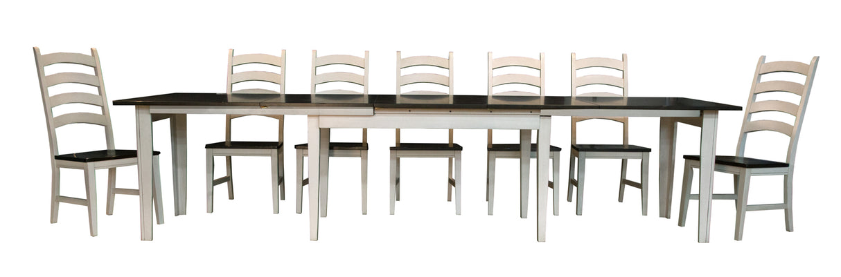 Toluca Dining Ladderback Side Chair With Wood Seat