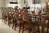 Toluca Dining Ladderback Side Chair With Wood Seat