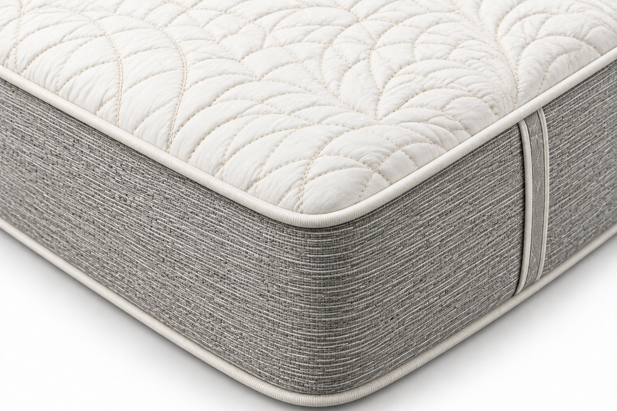Vintage Sleep Shepherd mattress – quilting and edge detail