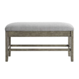 Grayson - Storage Counter Bench - Dark Gray