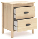 Cabinella - Tan - Two Drawer Night Stand