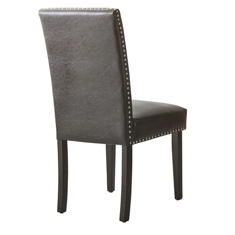 Verano - PU Side Chair (Set of 2) - Gray