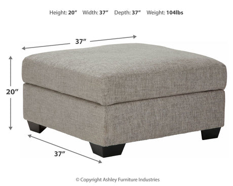 Megginson - Ottoman With Storage - Storm