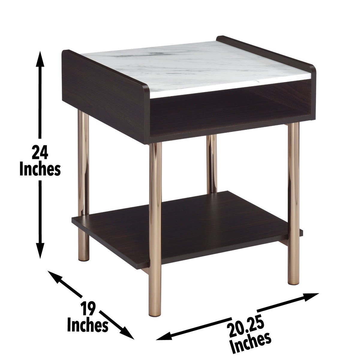 Carrie - End Table - Brown