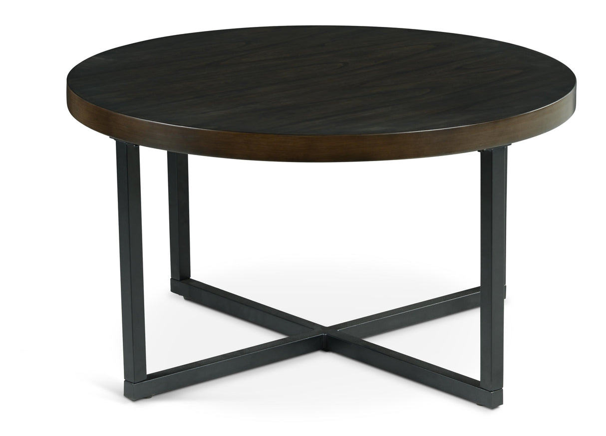 Yukon - Coffee Table With Stools - Brown