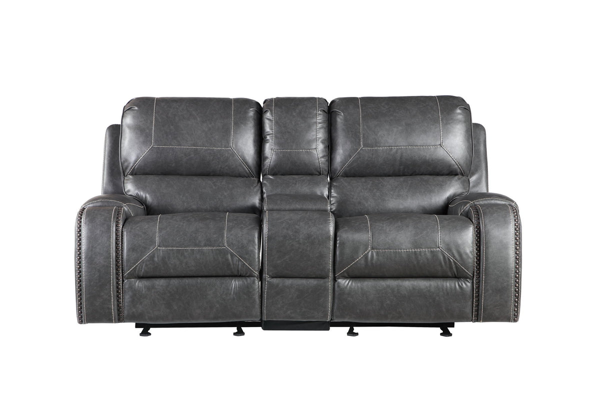 Keily - Manual Motion Glider Loveseat