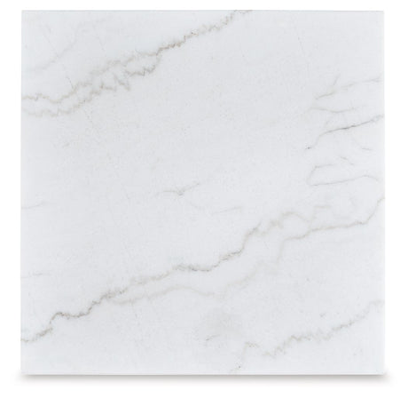 Loyaska - Square End Table - Brown / Ivory