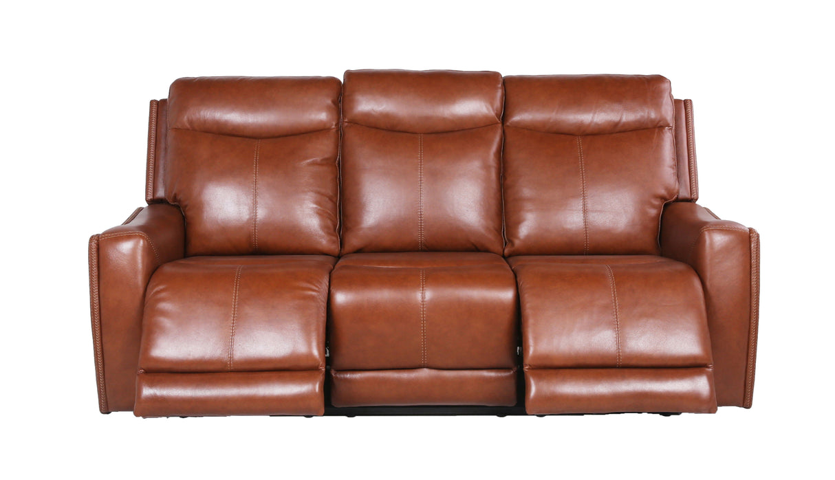 Natalia - Recliner Sofa Coach - Dark Brown