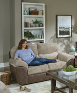 McMahon - Gliding Loveseat - Bark