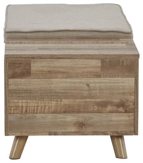 Gerdanet - Storage Bench - Beige