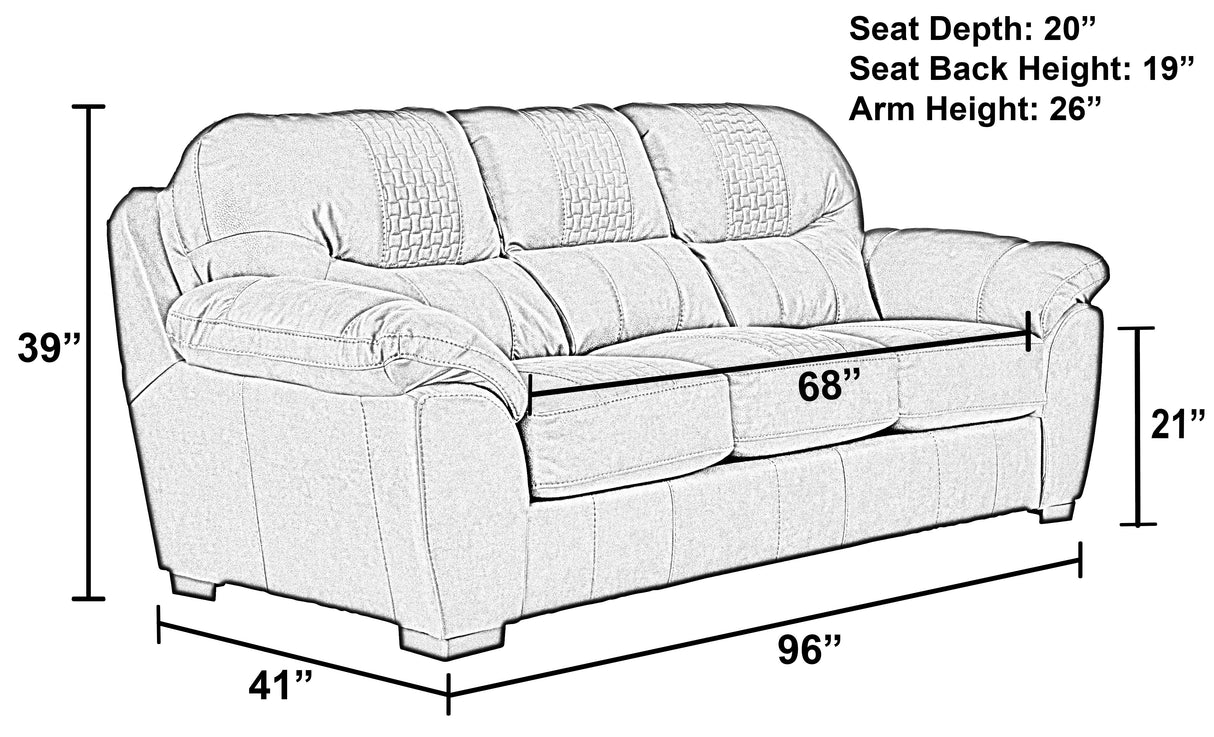 Legend - Sofa - Chocolate