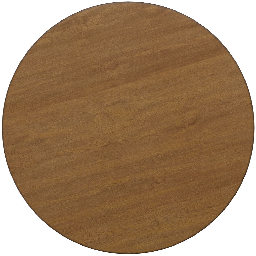 Adele - Round Counter Table - Dark Brown