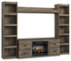 Trinell - 4-Piece Entertainment Center With 60" TV Stand