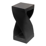 Solana - Solid Wood Accent Table - Black