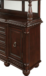 Antoinette - Buffet and Hutch - Dark Brown