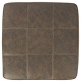 Abalone - Chocolate - Oversized Accent Ottoman