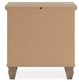 Yarbeck - Sand - One Drawer Night Stand