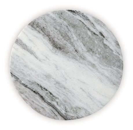 Keithwell - Round Accent Table - Gray