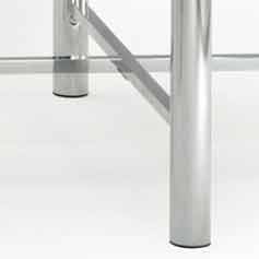 Nora - End Table - Silver