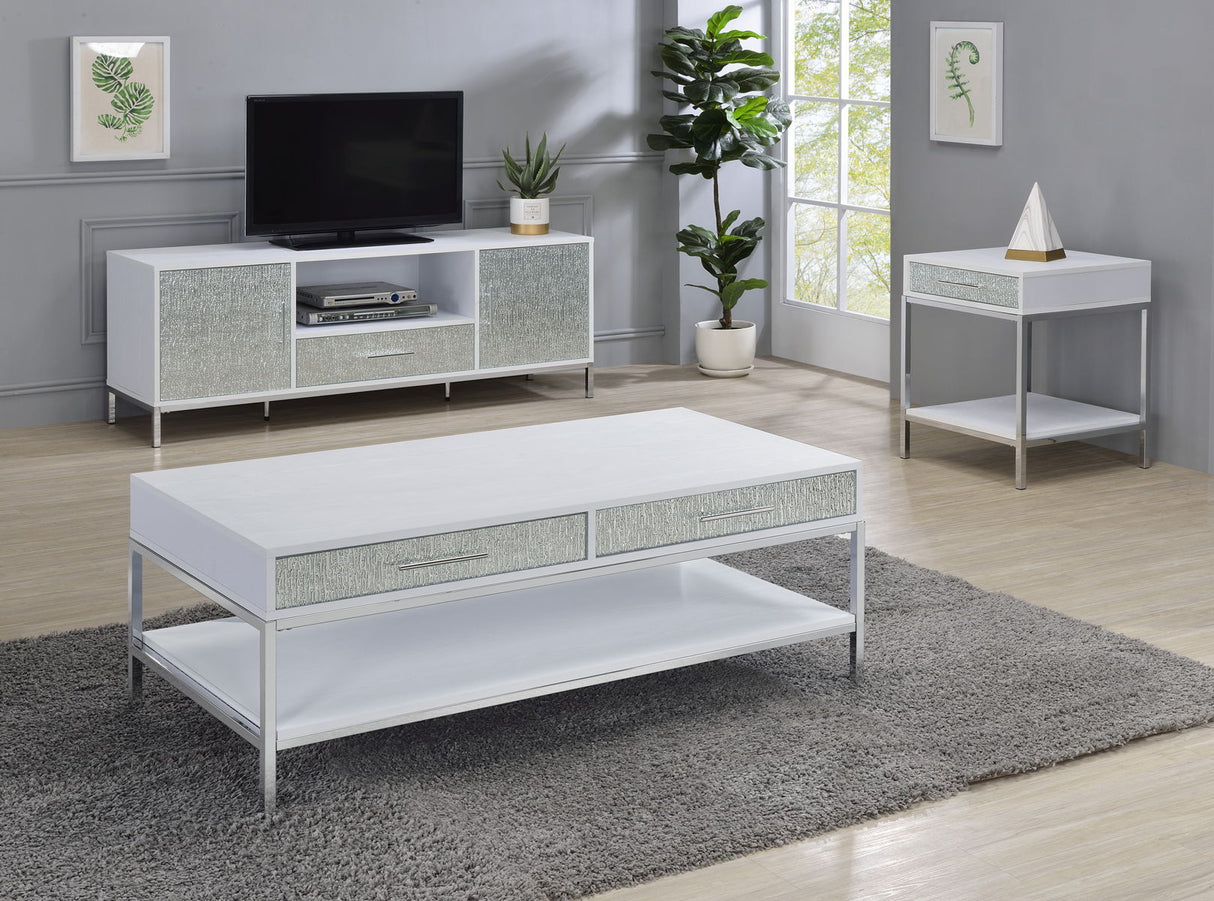 Mirage - TV Cabinet - White