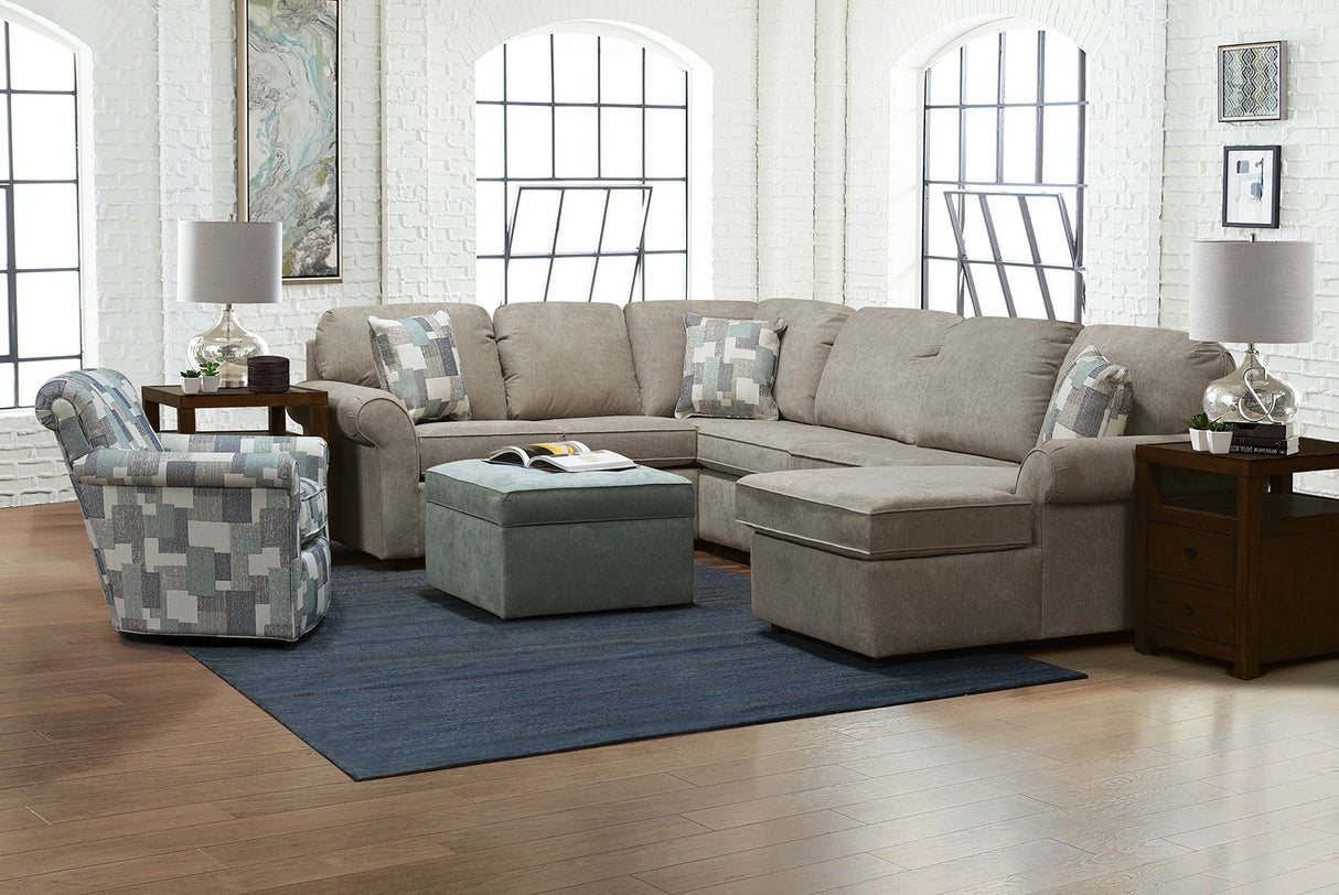 Malibu - 2400/X - 3 PC Sectional (With RAF Chaise)