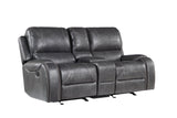 Keily - Manual Motion Glider Loveseat