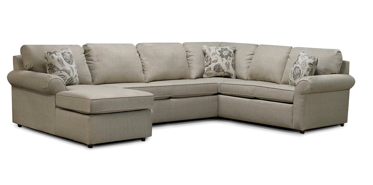 Malib - 2400/X - 3 PC Sectional (With LAF Chaise)