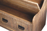 Garrettville - Brown - Storage Bench