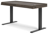 Zendex - Dark Brown - Adjustable Height Desk