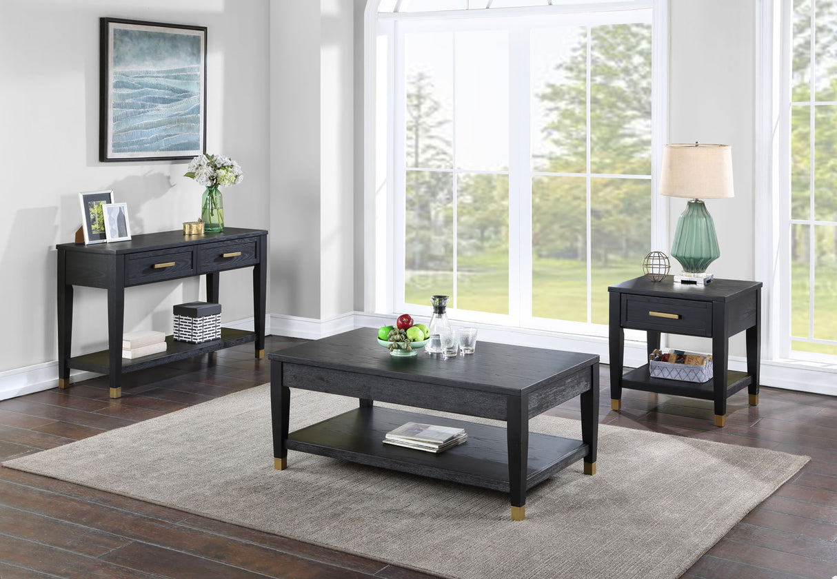 Yves - Lift-Top Coffee table - Black