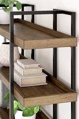 Montia - Light Brown - Bookcase